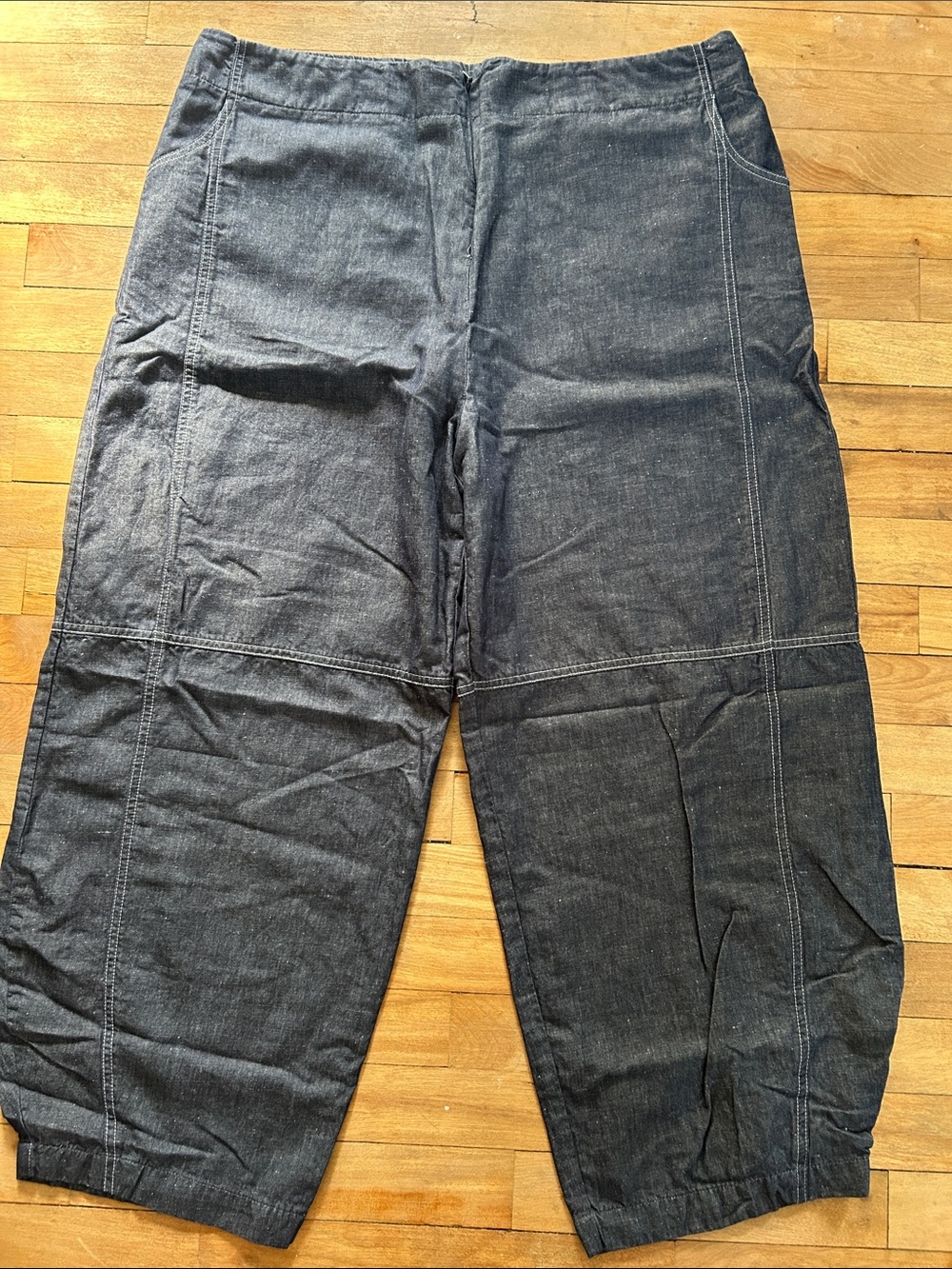 Lisa Bayne Dark Wash Wide Leg Pants